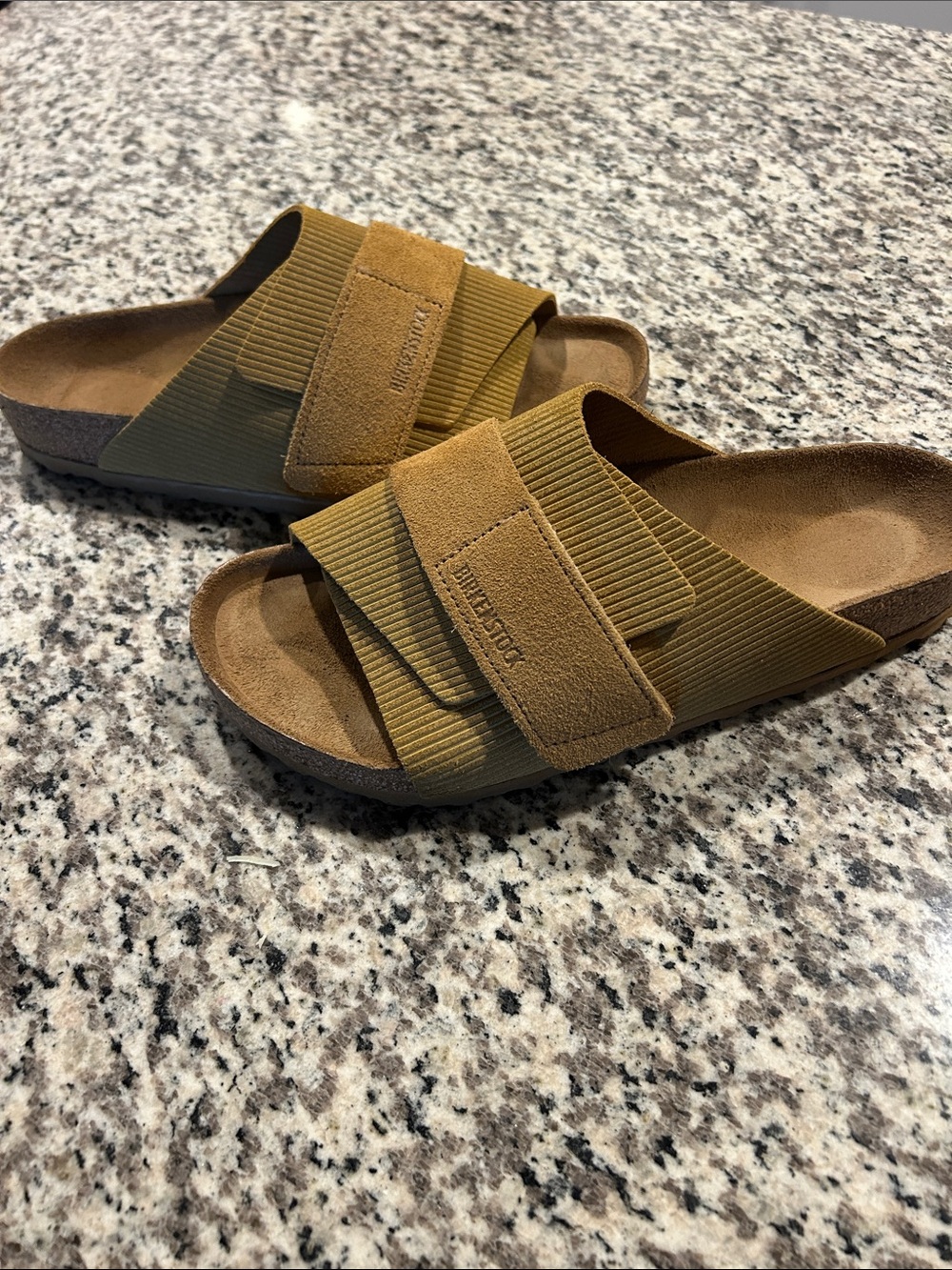 Birkenstock corduroy slide size 42